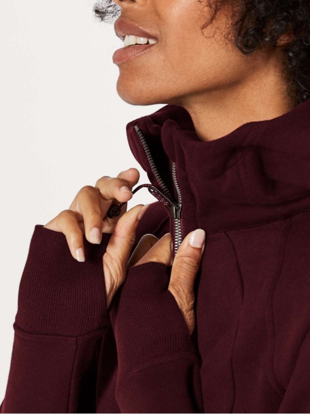 Lululemon Scuba Hoodie IV Garnet Maroon Burgundy size 10 - Picture 2 of 13
